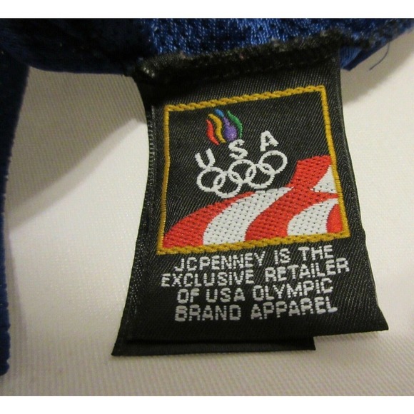 Vintage USA Olympic Vented Track and Field Muscle Tank Reversible Black Blue XL - Picture 11 of 12